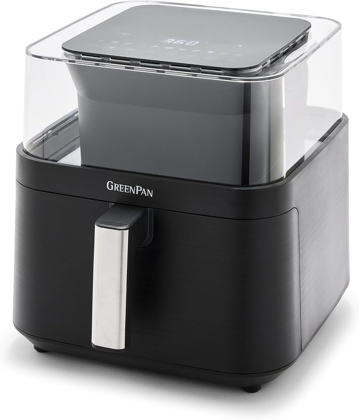 Freidora de aire 7QT GreenPan, Ventana clara, 13 programas