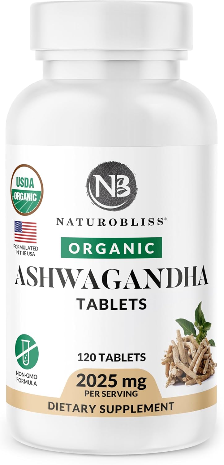 Suplementos de Ashwagandha NaturoBliss 2025mg 120 Tabletas