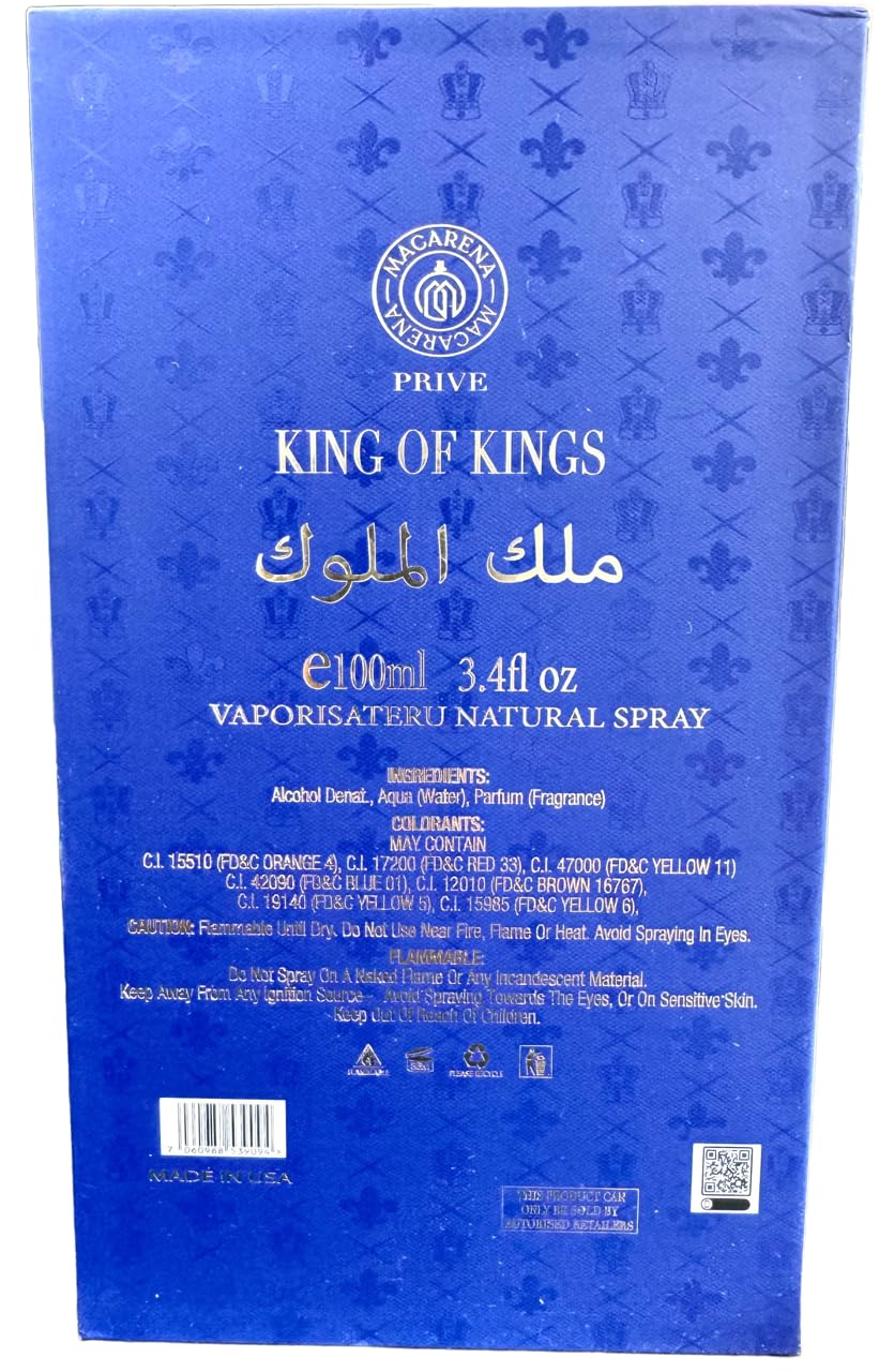 Perfume Macarena para hombre 3.4 oz