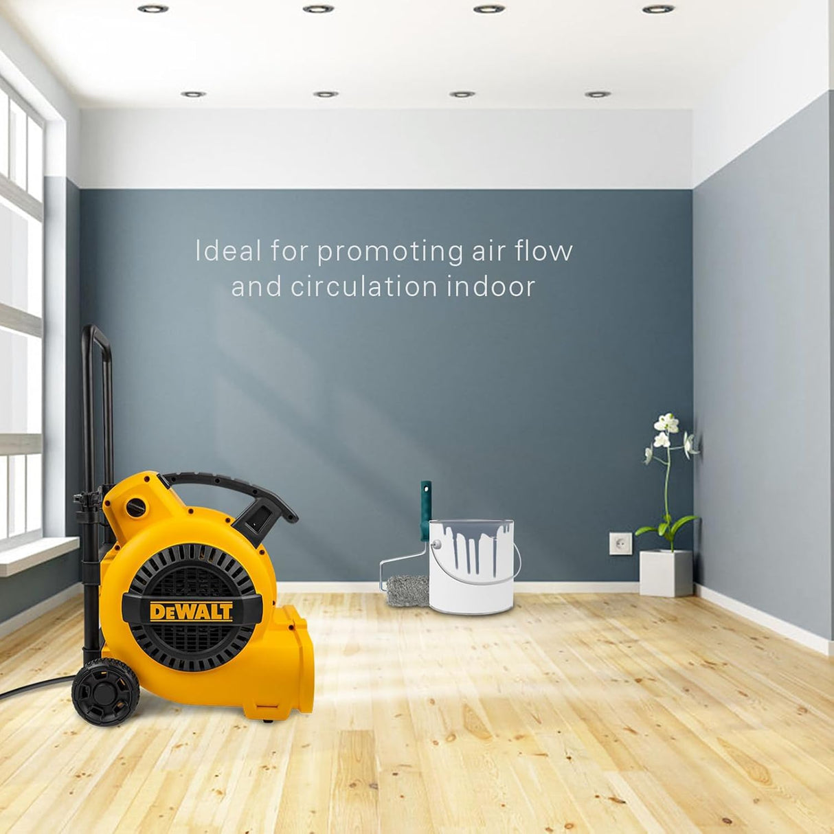Ventilador DEWALT 3/4 HP, 3 Velocidades, 1800 CFM, DXAM-2818