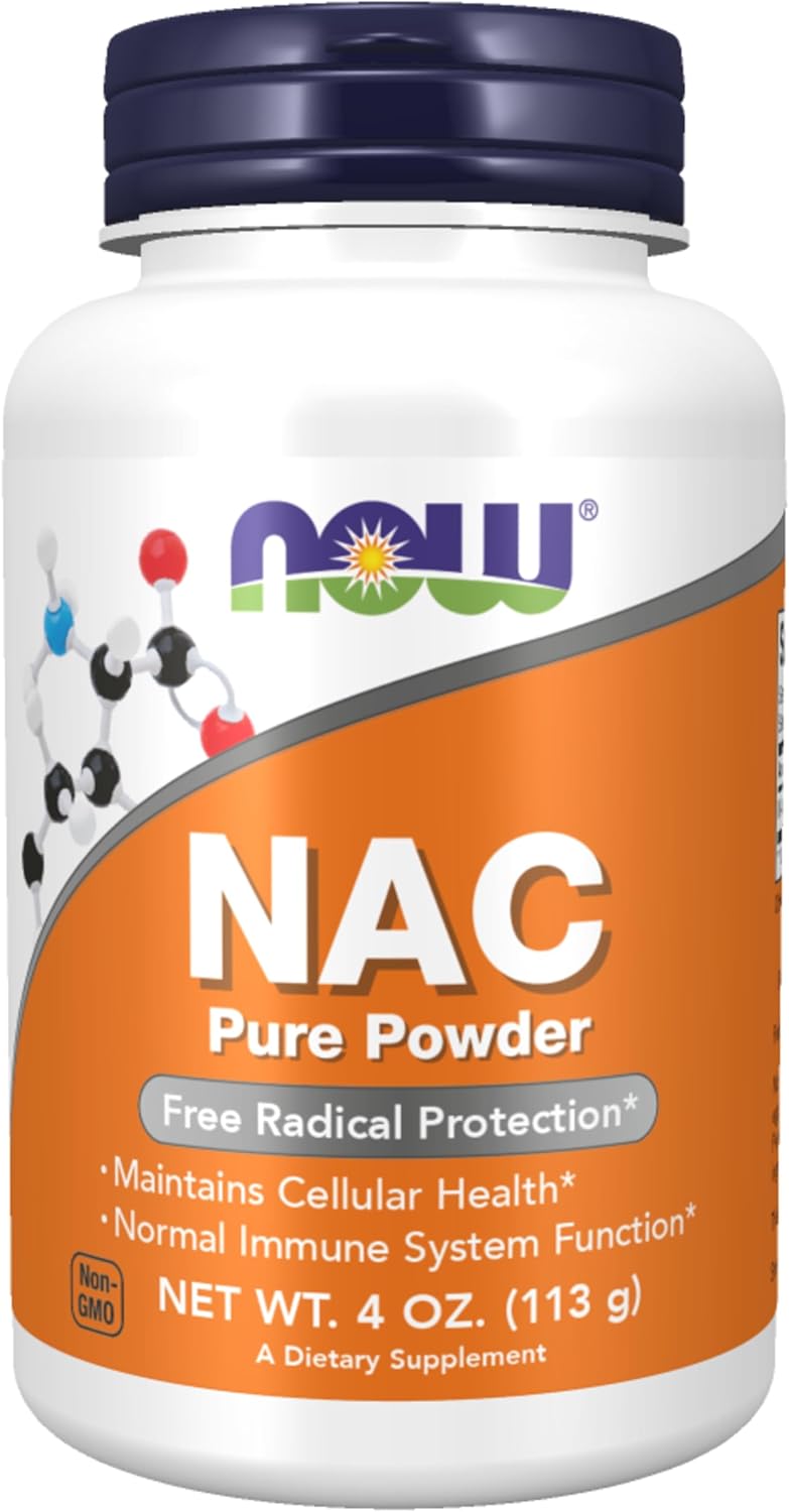 NAC Puro en Polvo - NOW Foods - 4 oz. (113 g) Suplemento