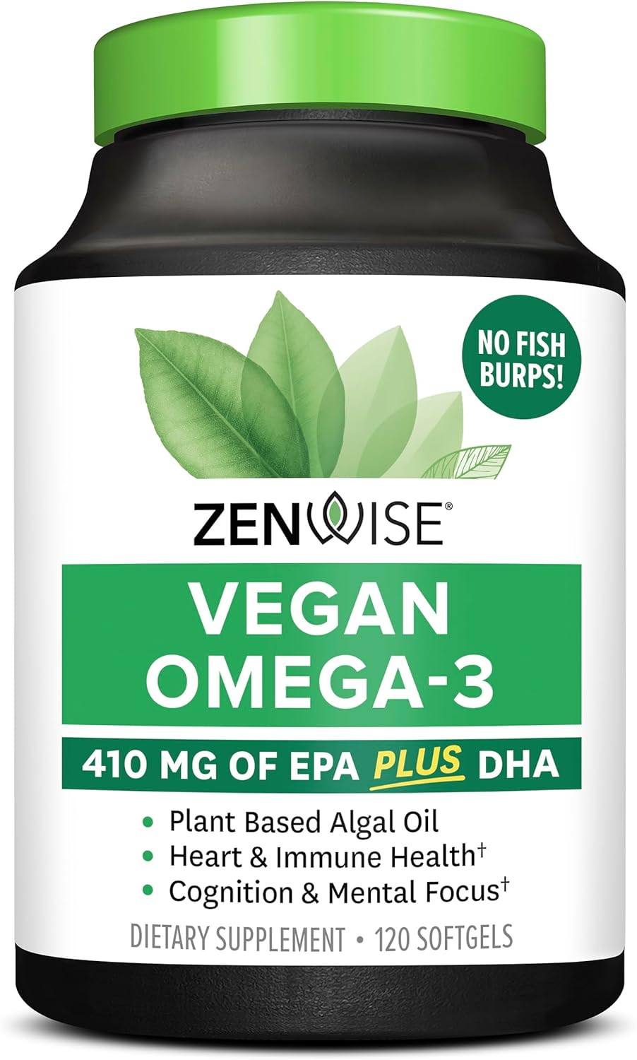 Suplemento Aceite de pescado vegano omega-3 base de plantas