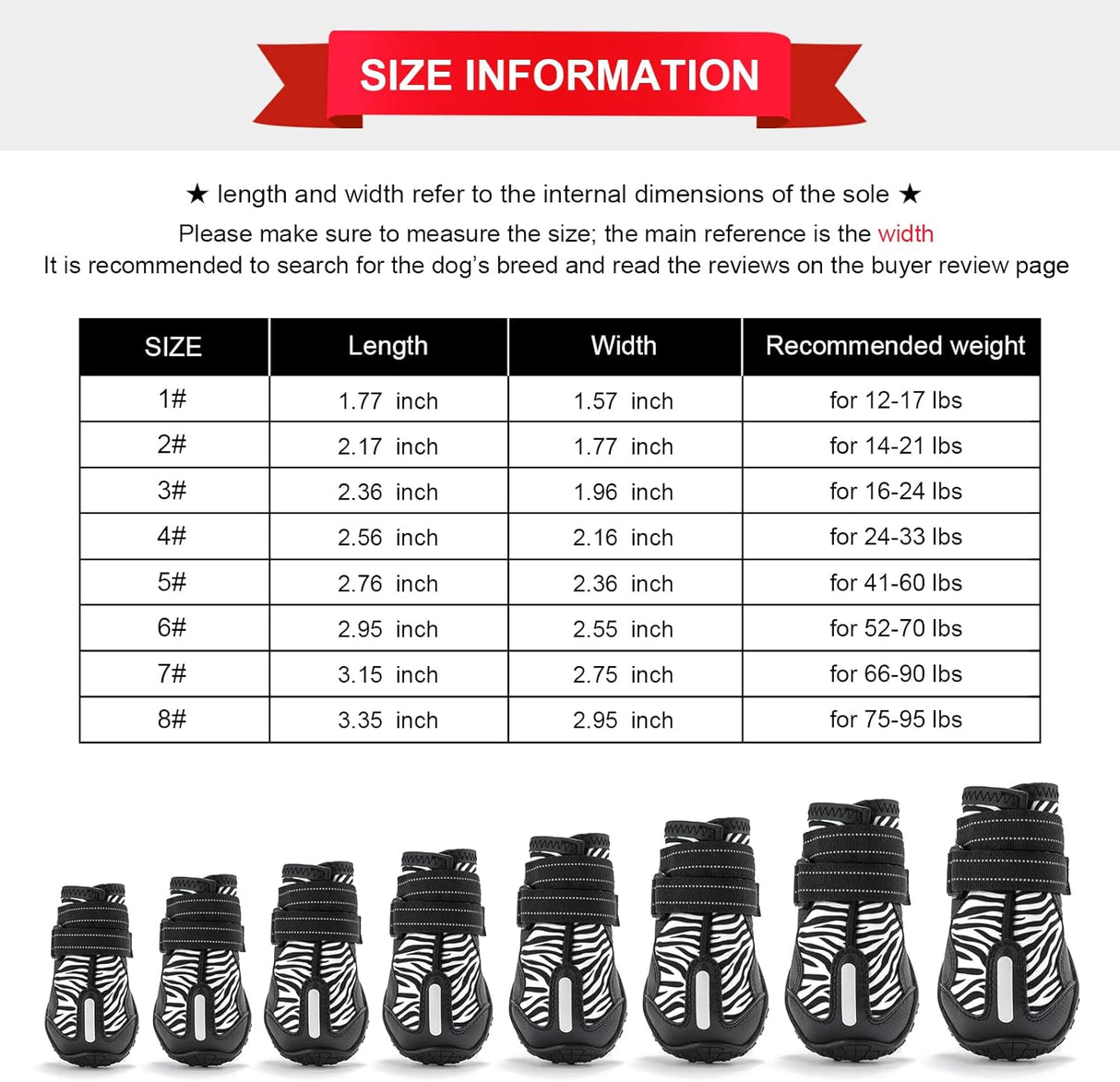 Botas impermeables para perros, botines para perros para pavimento caliente con suela antideslizante resistente y reflectante, zapatos para perros pequeños, medianos y grandes, 35 unidades