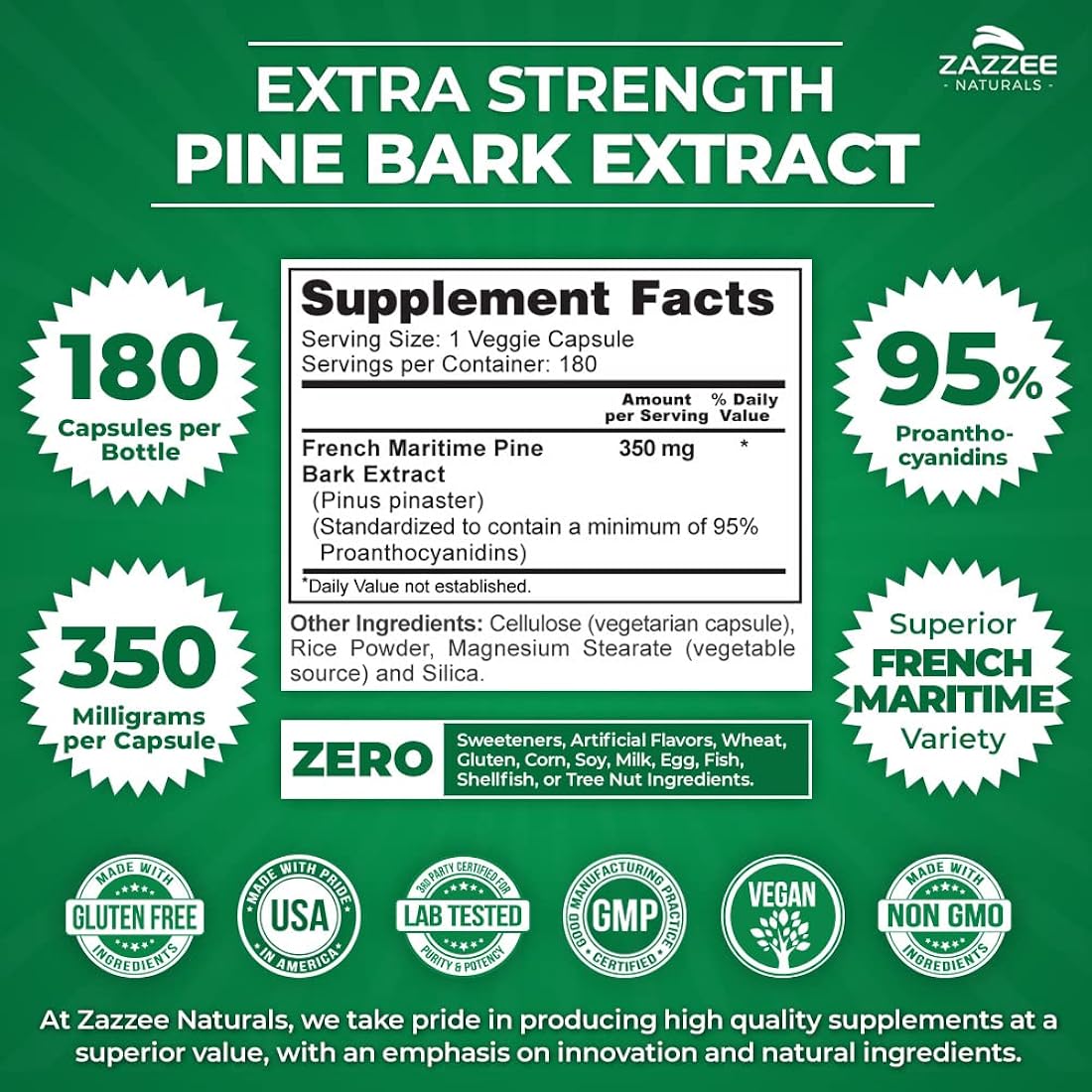 Suplementos Alimenticios Extrafuerte de corteza de pino