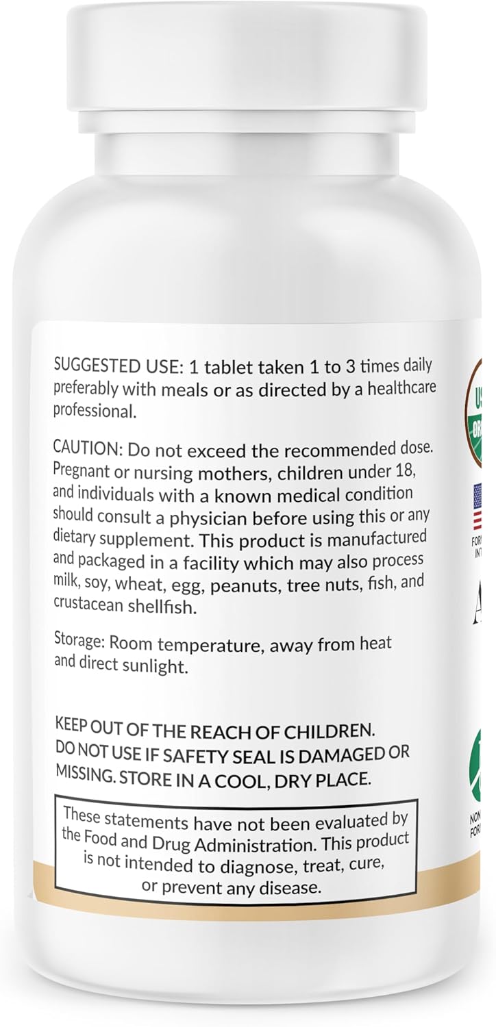 Suplementos de Ashwagandha NaturoBliss 2025mg 120 Tabletas