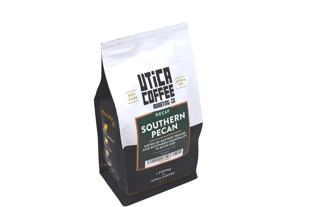 Café Molido Decaf Southern Pecan Utica Coffee 16 Oz Reclosable
