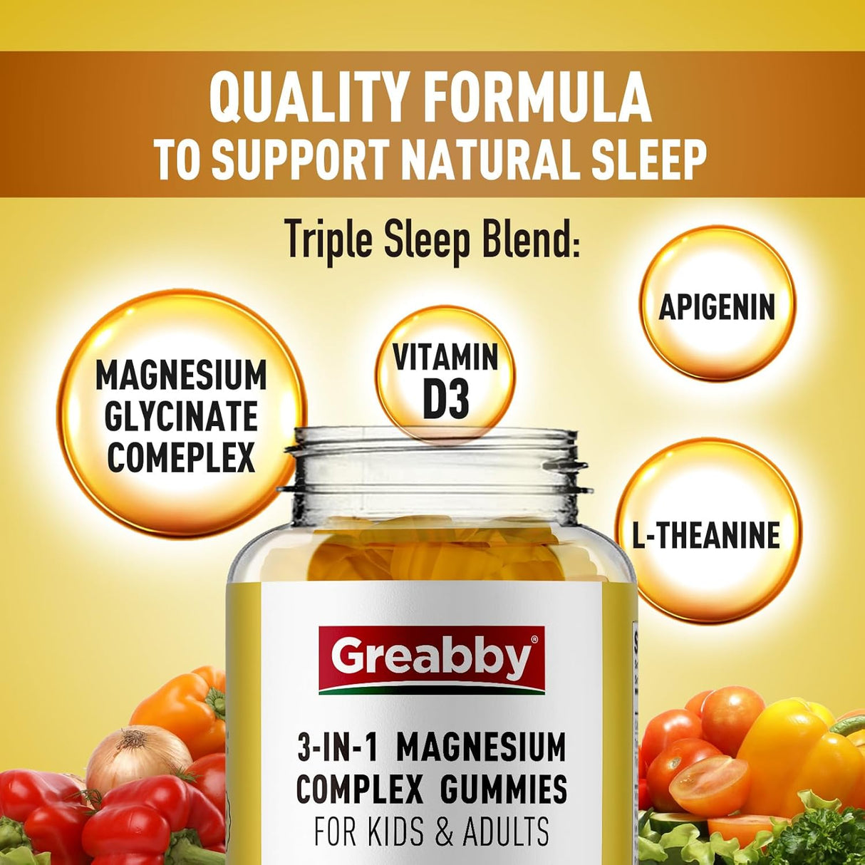 Suplementos de glicinato de magnesio para adultos y niños