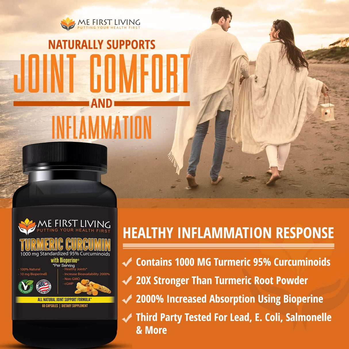 Suplementos Alimenticios de Cúrcuma con pimienta negra