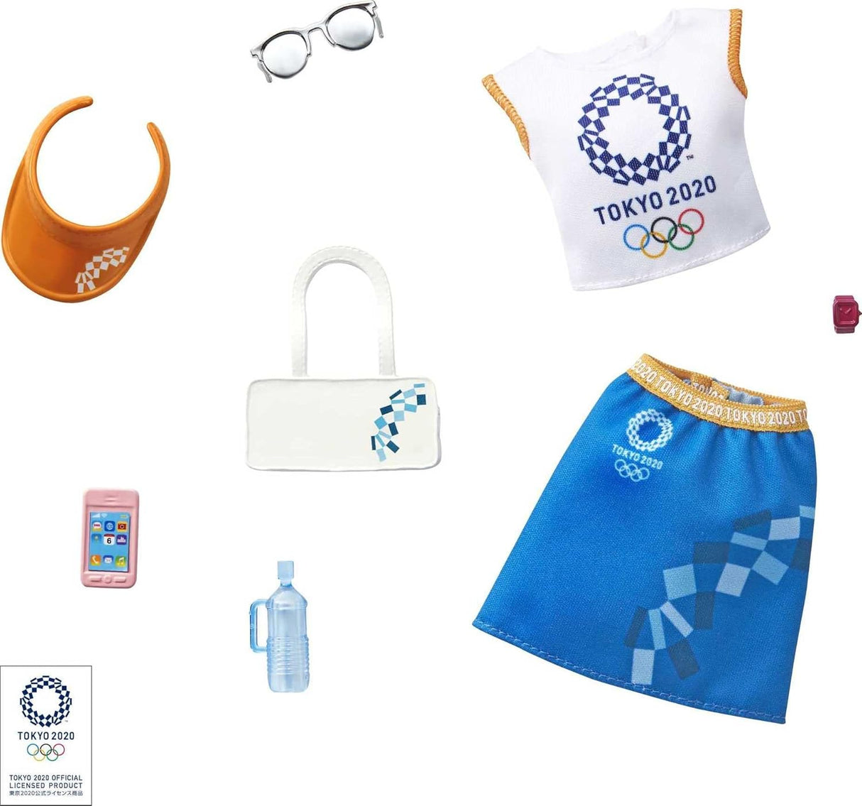 Set de ropa Barbie para juegos olímpicos Tokyo 2020, conjunto coleccionable