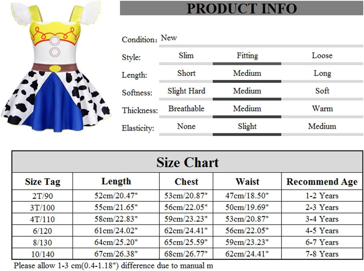Disfraz de Vaquera Jurebecia, Ropa con Encaje y Volantes