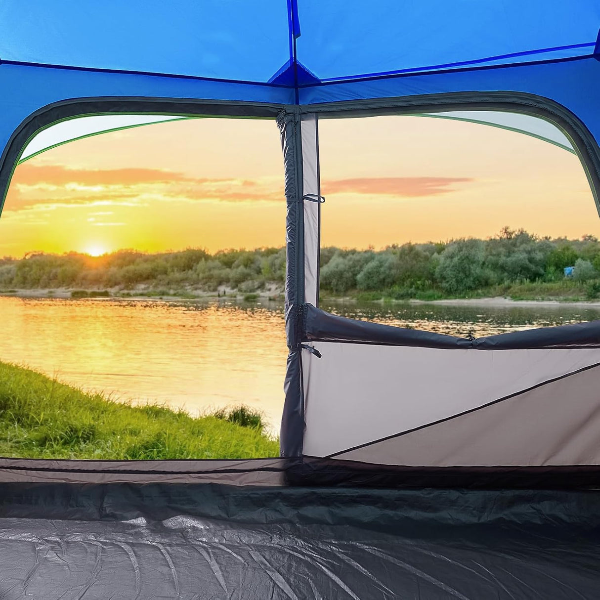 Tienda CAMEL CROWN Carpa 4/6 Personas Impermeable y Fácil Montaje