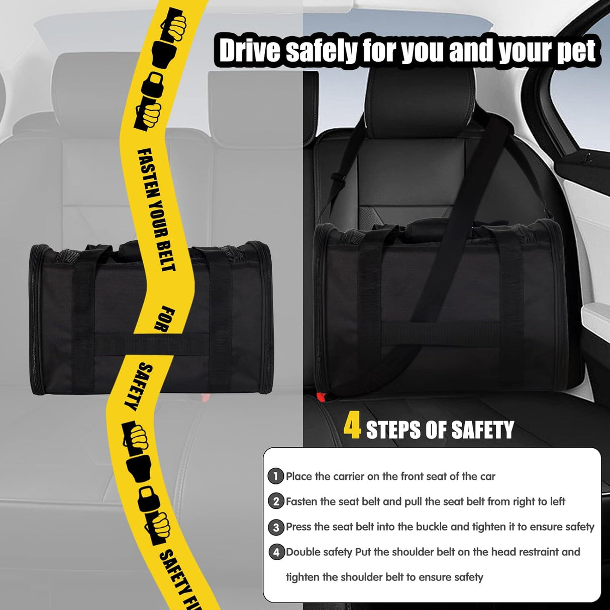 Transportadora para Gatos, Aprobada por Aerolíneas, Mediana