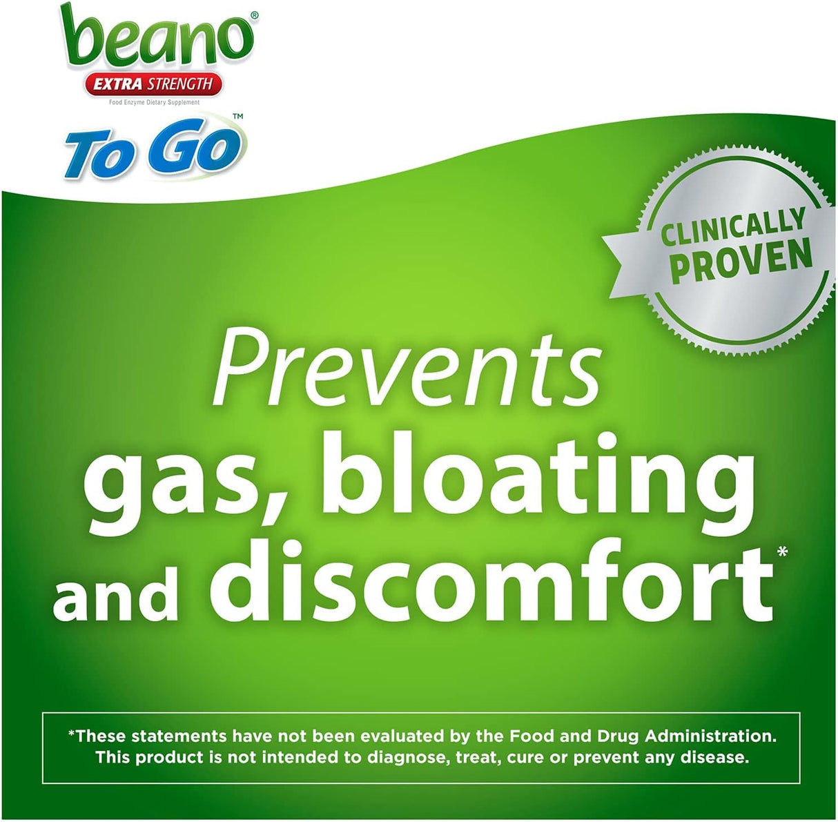 Prevención de Gases Suplemento Enzimático, 12 Tabletas