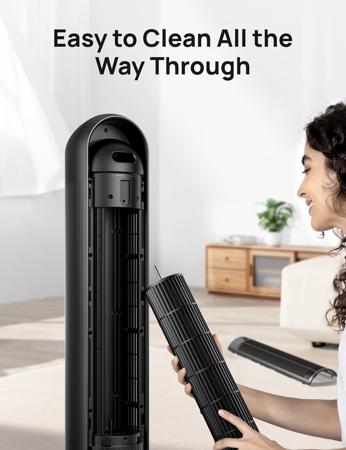 Ventilador Dreo para dormitorio, 25ft/s, 4 velocidades, DR-HTF007