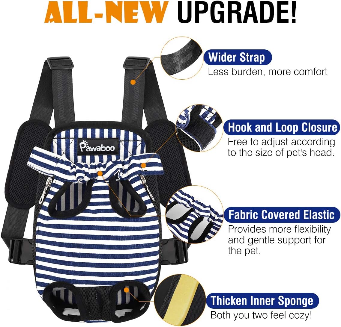 Mochila de transporte para mascotas ajustable negro