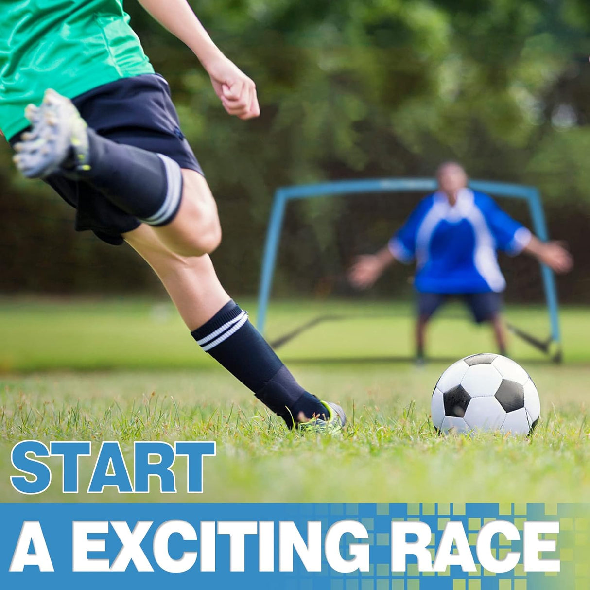 Porteria de futbol portatil para entrenamientos de niños