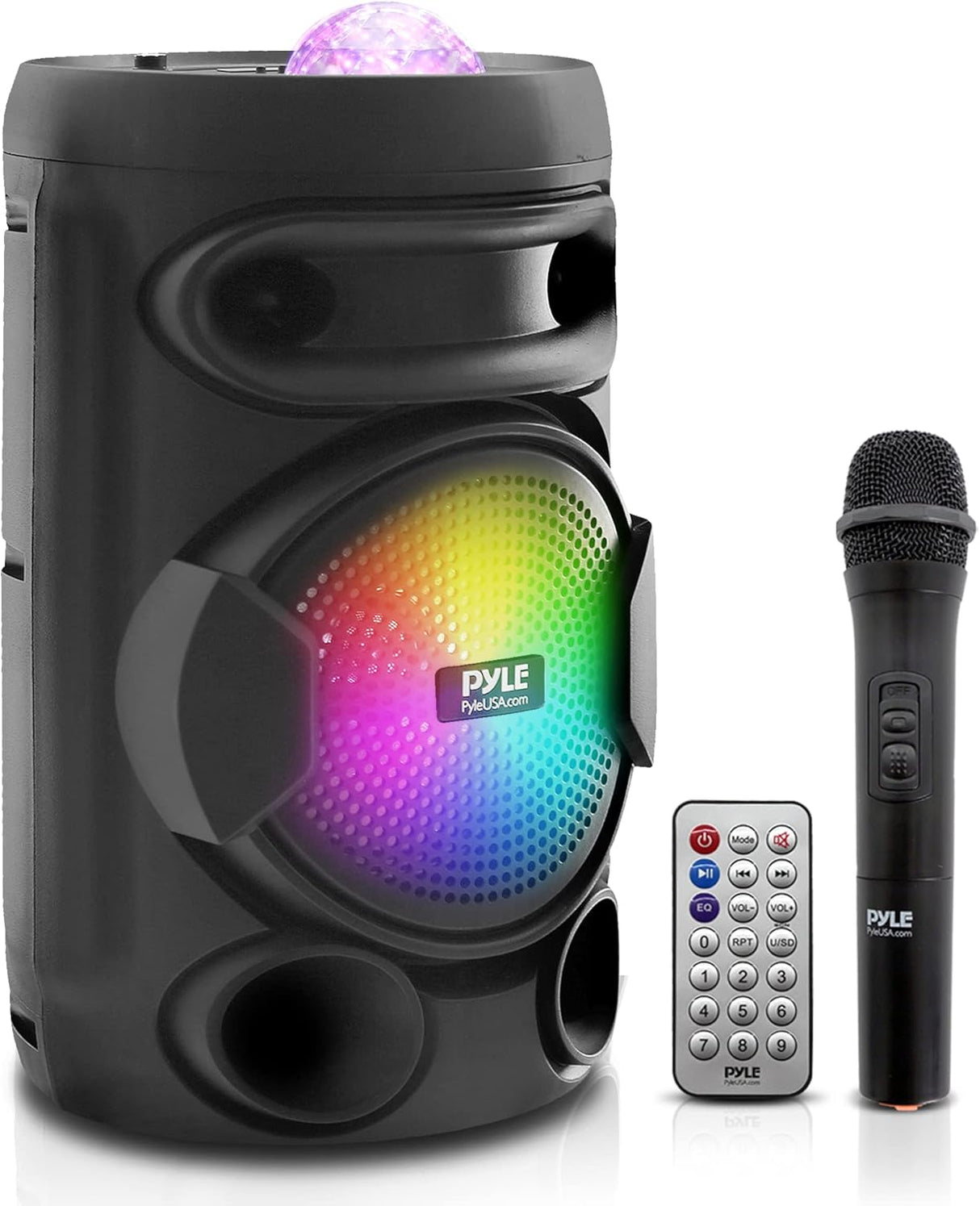 Altavoz PA portátil Bluetooth de 200 W PYLE-PRO PPHP81LTB