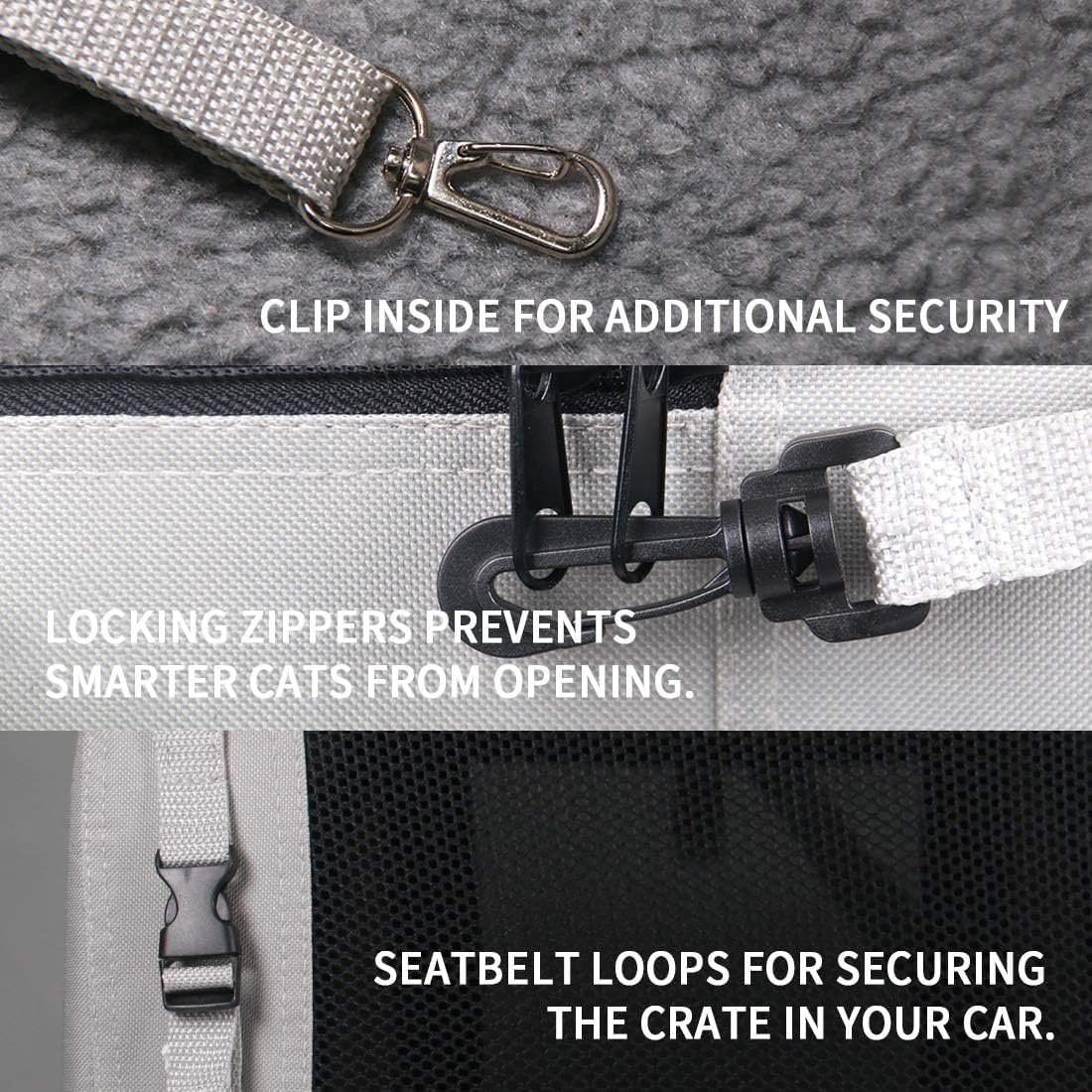 Transportín Suave para Mascotas, Marca: No Especificada, 24x16.5x16