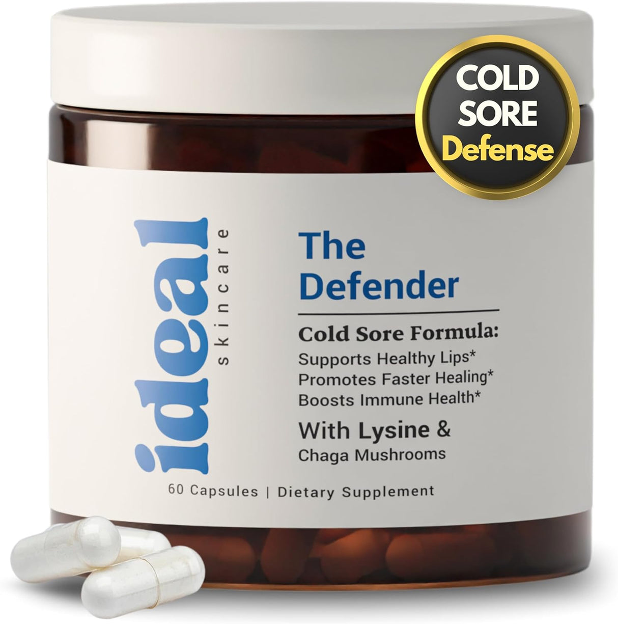 Suplemento para herpes labial | L-Lisina 1000mg | 60 Cápsulas