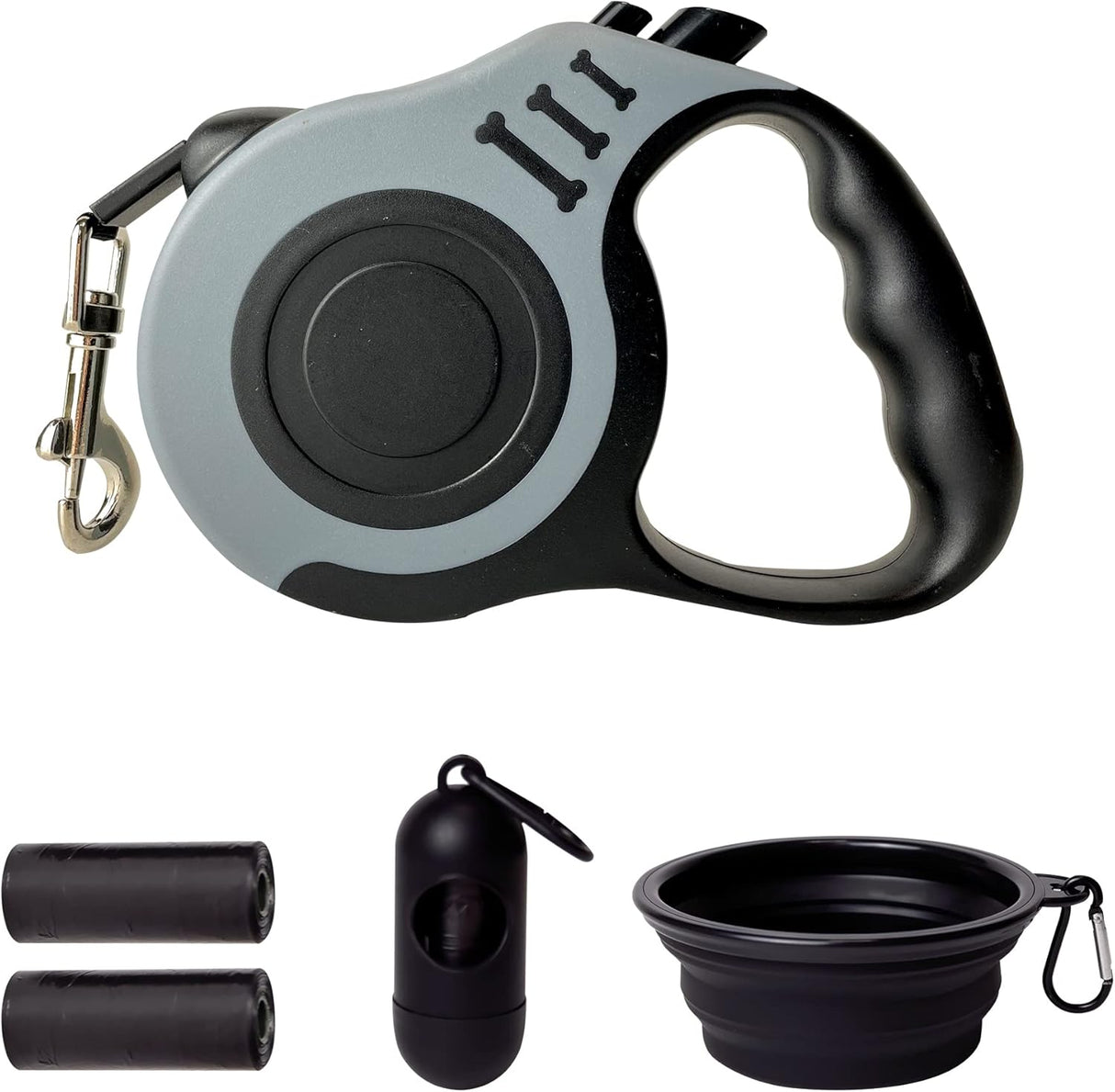 Correa Retráctil para Perros con Accesorios 10/16 FT Duradera