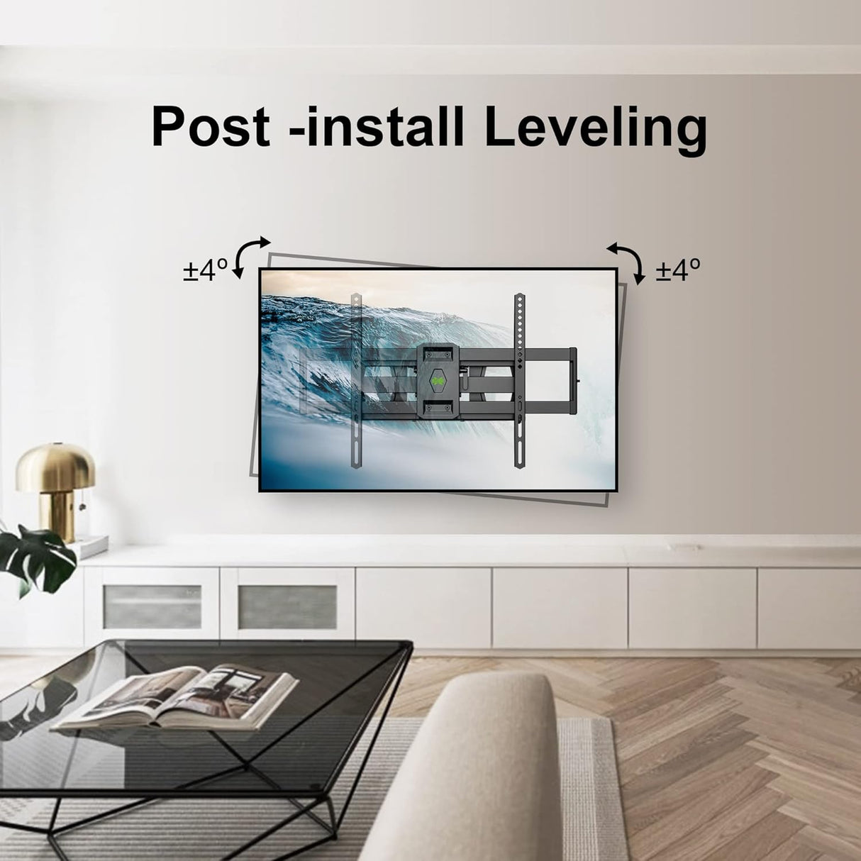 Soporte de TV USX, Full Motion para 37-86, VESA 600x400mm