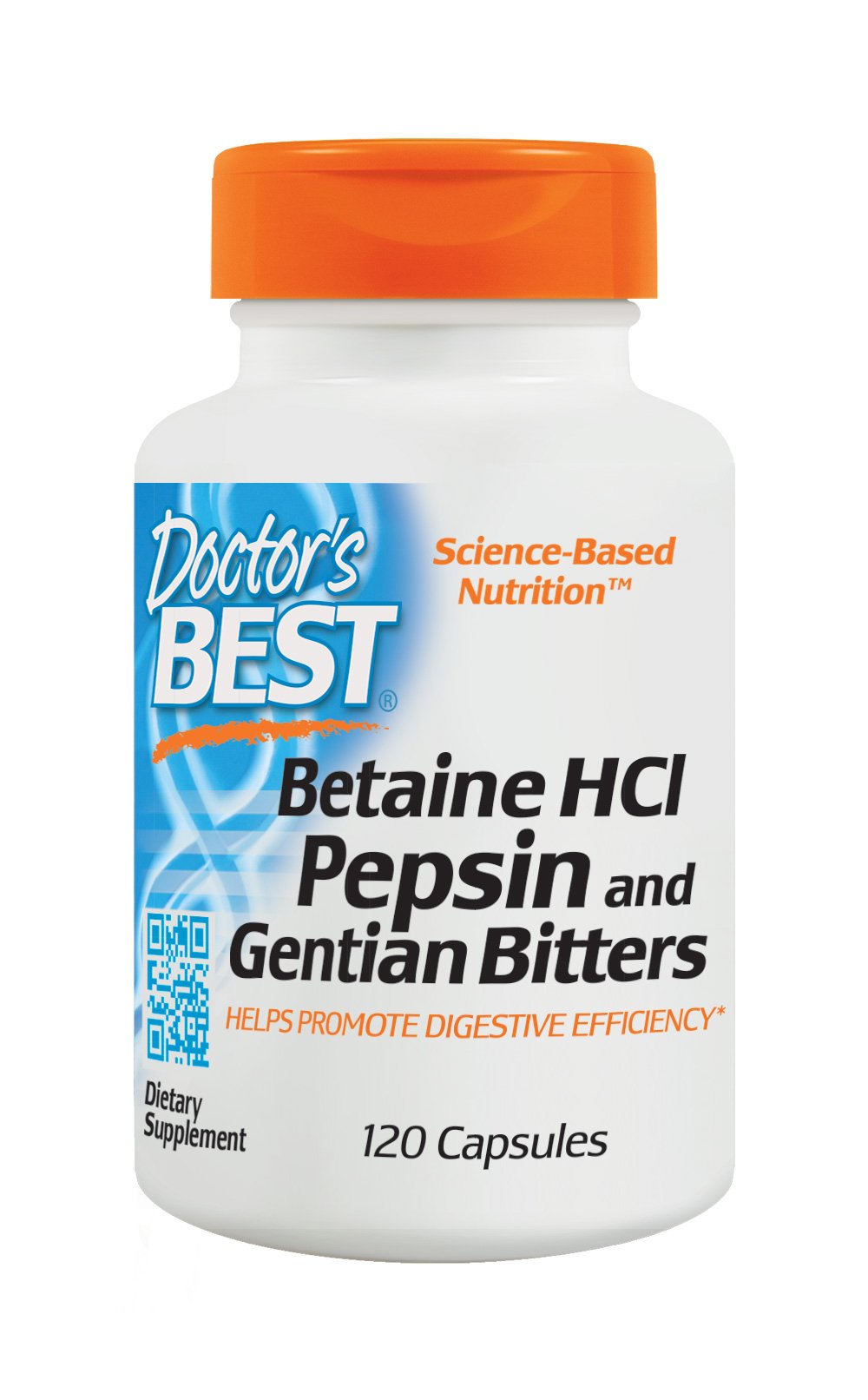 Betaine HCI Sin OGM, 120 Cápsulas