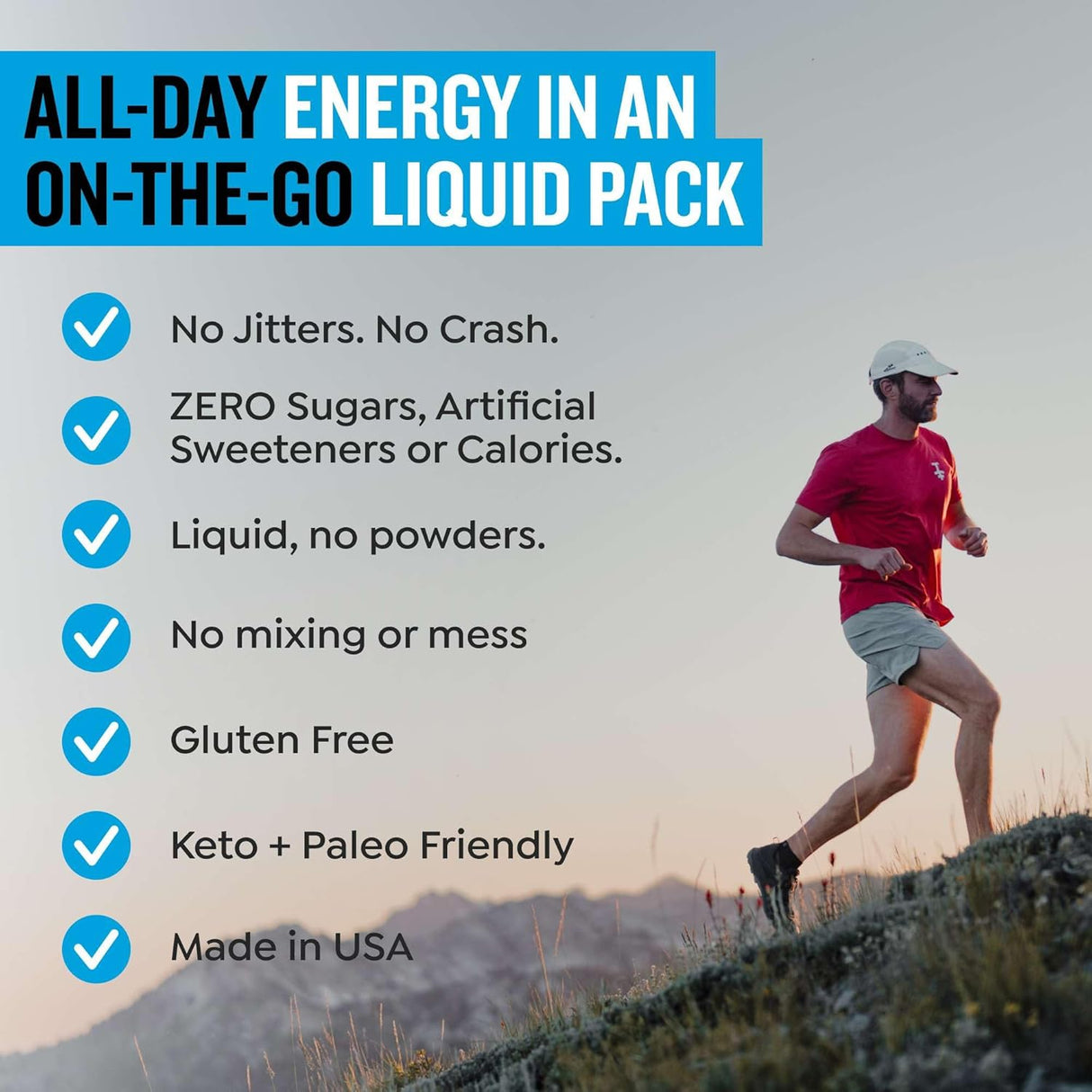 Bebidas energéticas sin azúcar - Marca Mark Healey, 10 paquetes