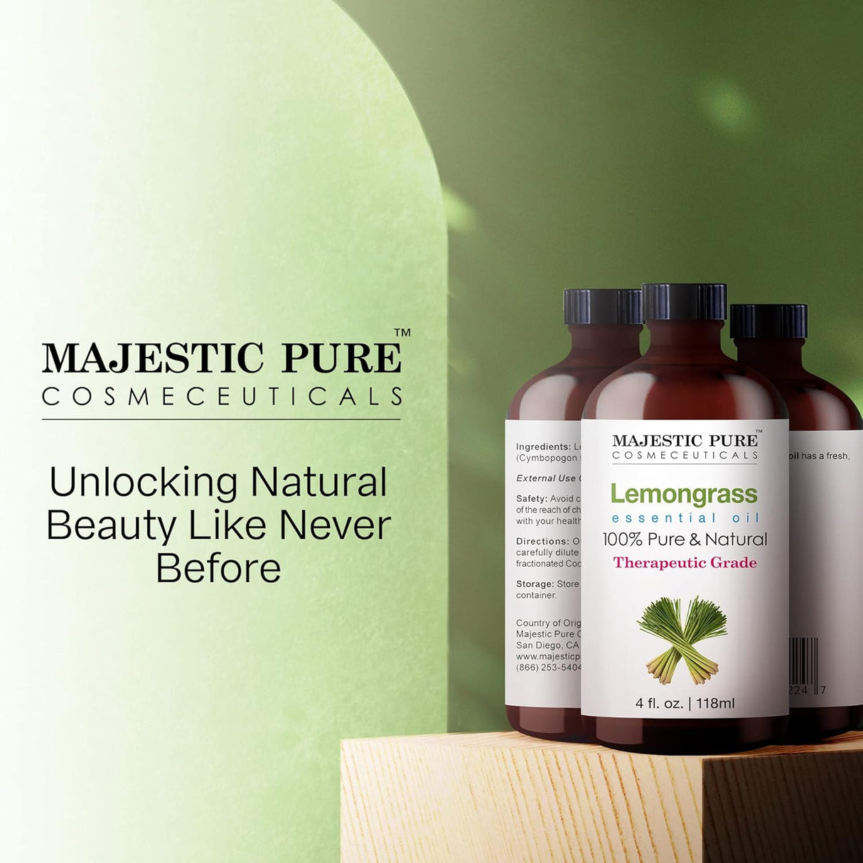 Aceite esencial de citronela de grado terapéutico