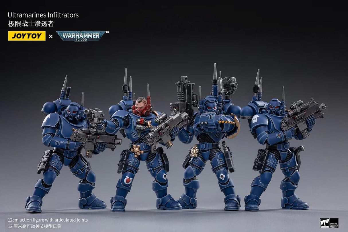 Figuras de Acción JOYTOY Ultramarines Infiltrators 1/18 Set 4