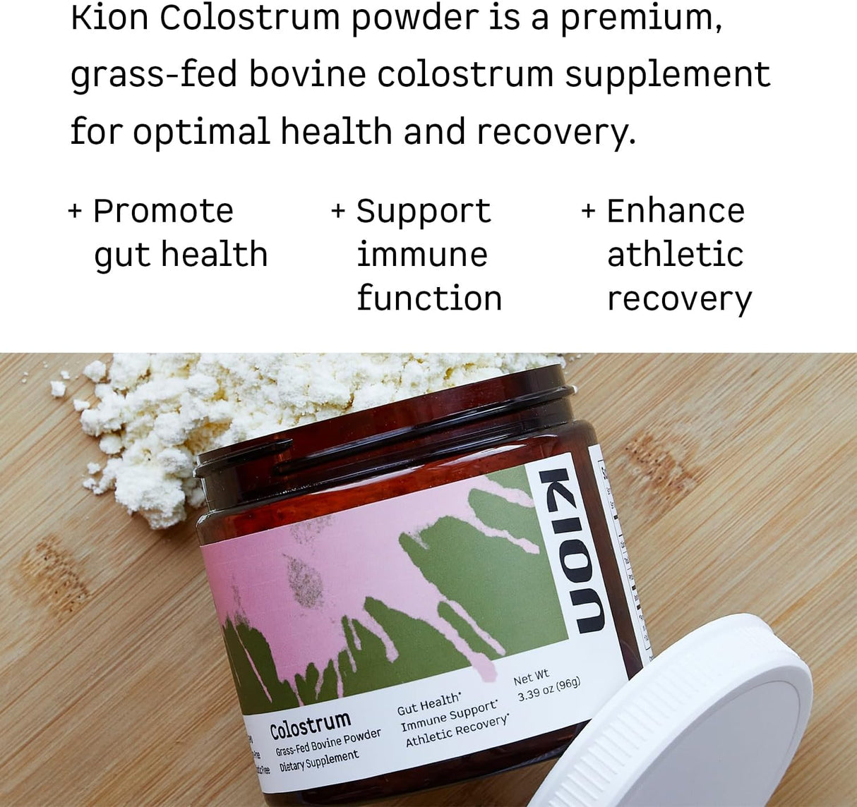 Colostro Kion | Bovino Alimentado con Pasto | 30 Porciones