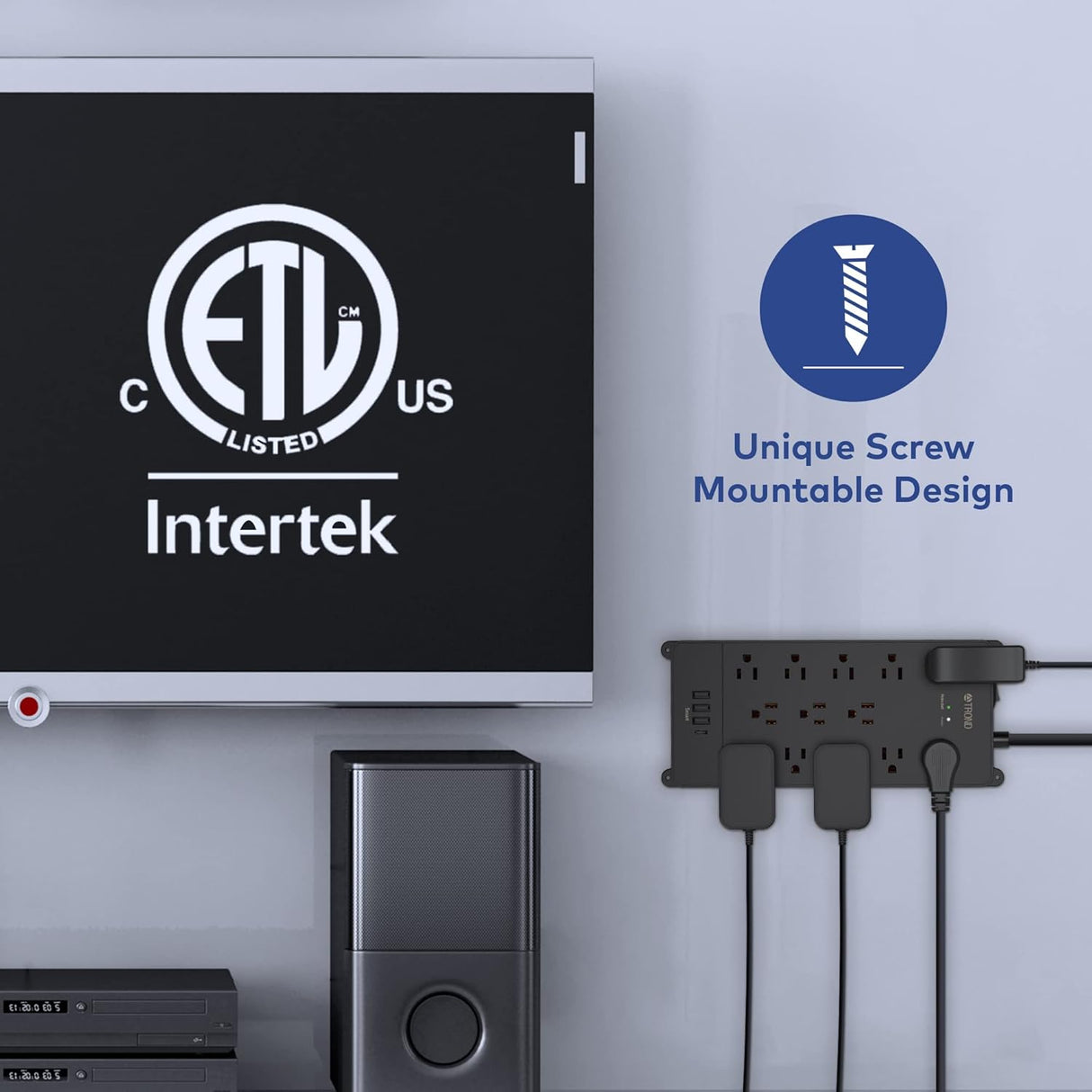 TROND Regleta protectora contra sobretensiones, 4000J