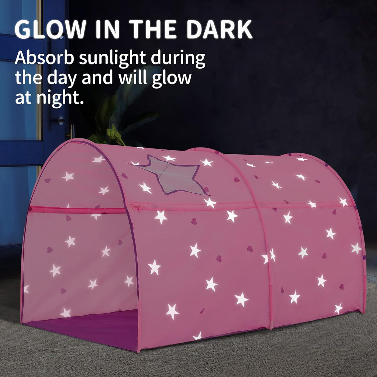 Toldo para cama de ensueño para niños en interiores