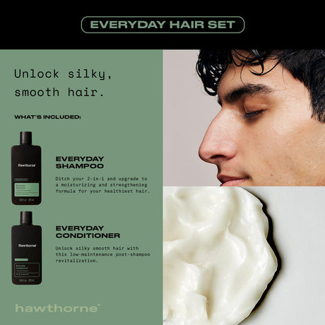 Shampoo y acondicionador diario para hombre Hawthorne