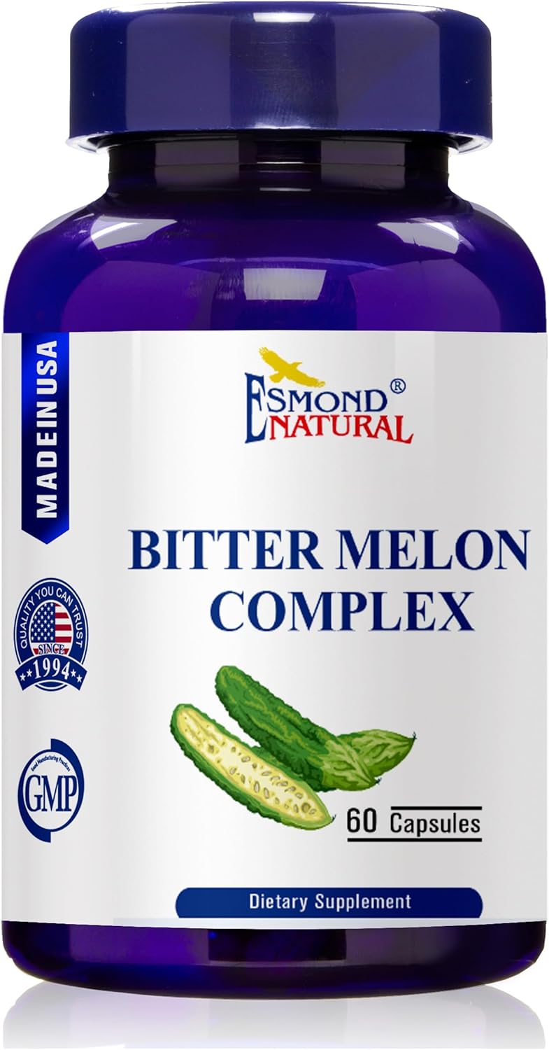 Complejo de Melón Amargo GMP Natural, 60 Cápsulas