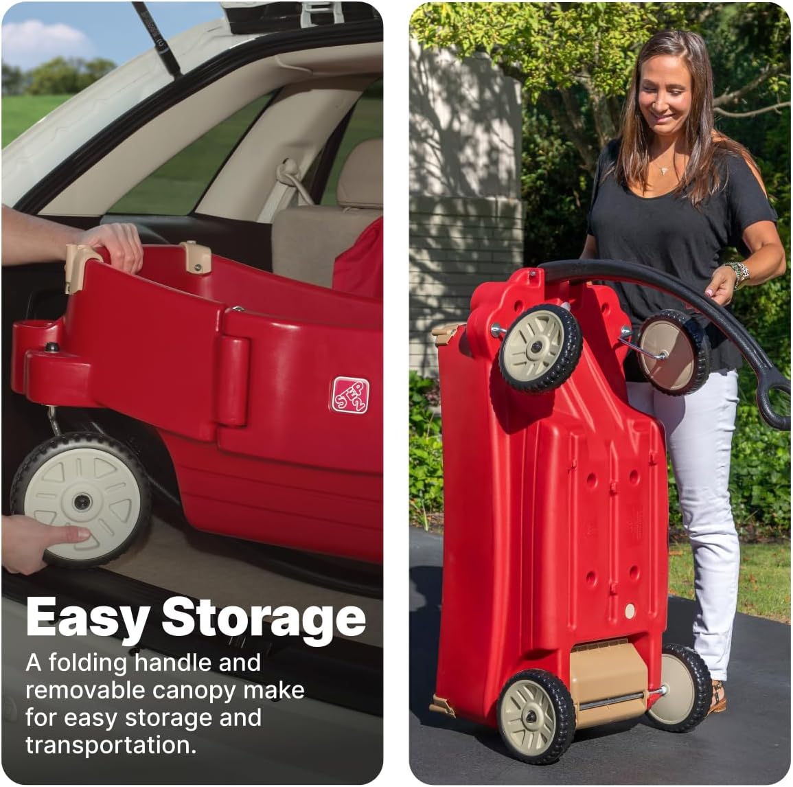 Wagon todo terreno para niños, Step2, asientos y toldo ajustable