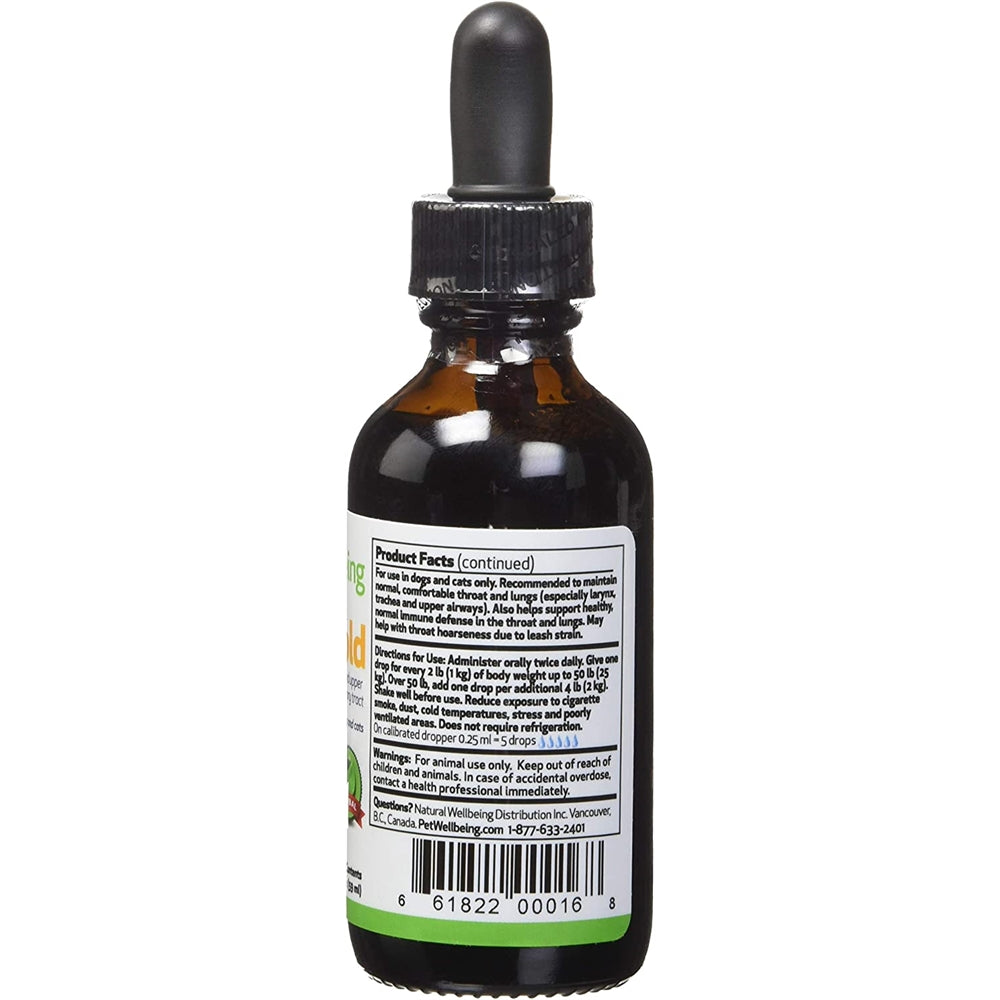 Suplemento de apoyo natural para la tos de perros