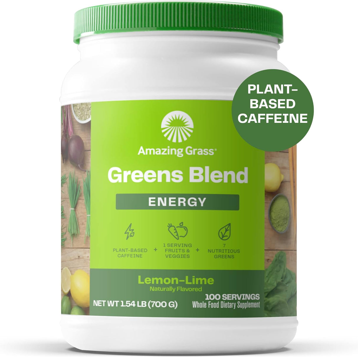 Suplemento Amazing grass Superalimento verde energético