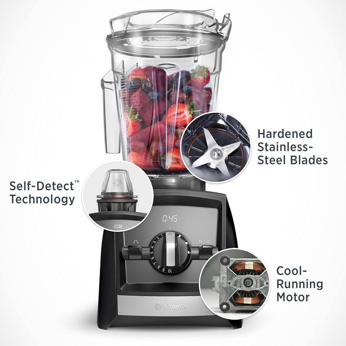 Licuadora Vitamix A2500, Profesional, 64 oz, Ascent Series