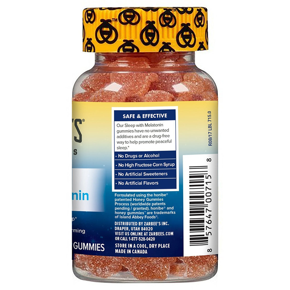 Gomitas de sueño para adultos Zarbee's Naturals con 3 mg