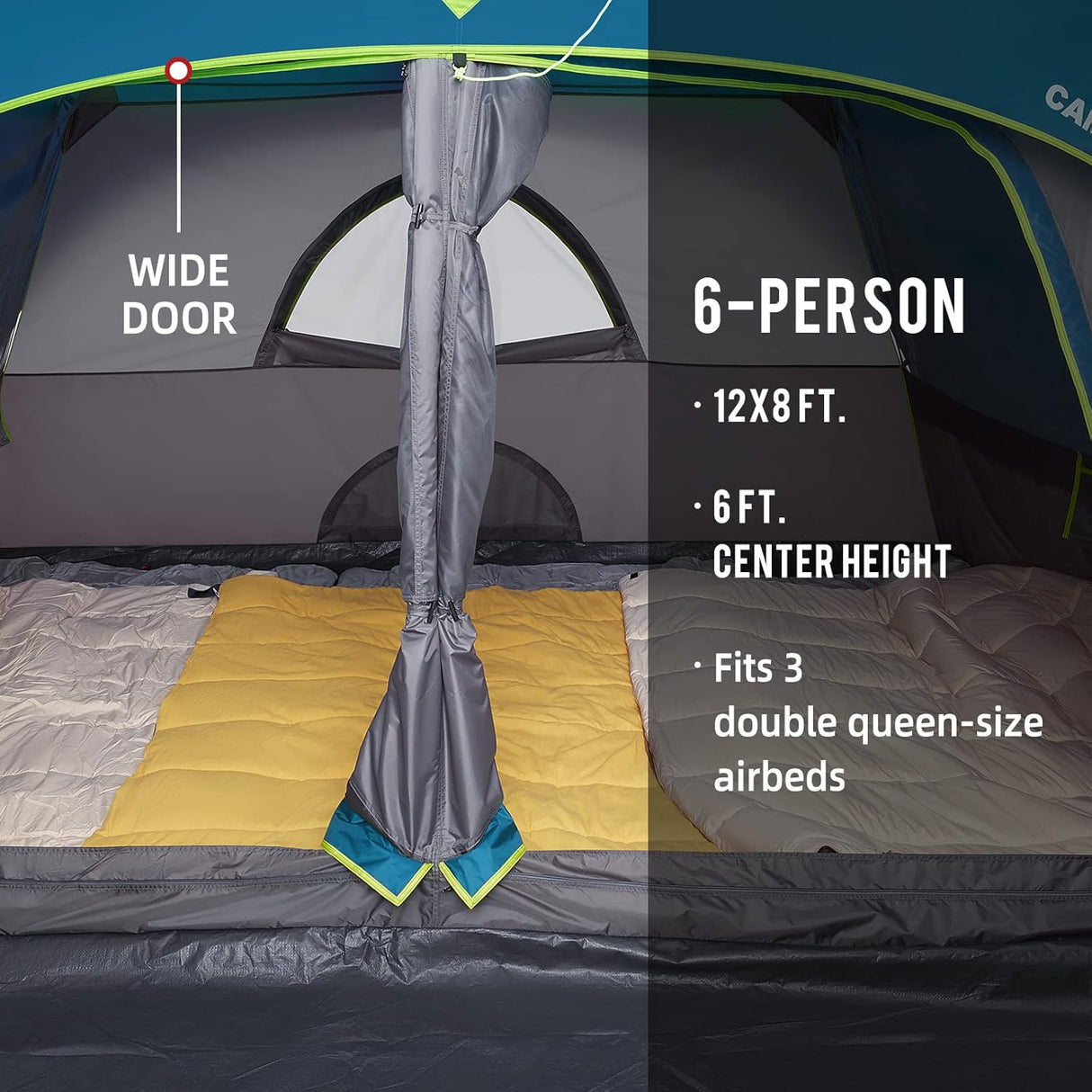 Tienda CAMEL CROWN: Tienda Camping 4/6 Personas Impermeable