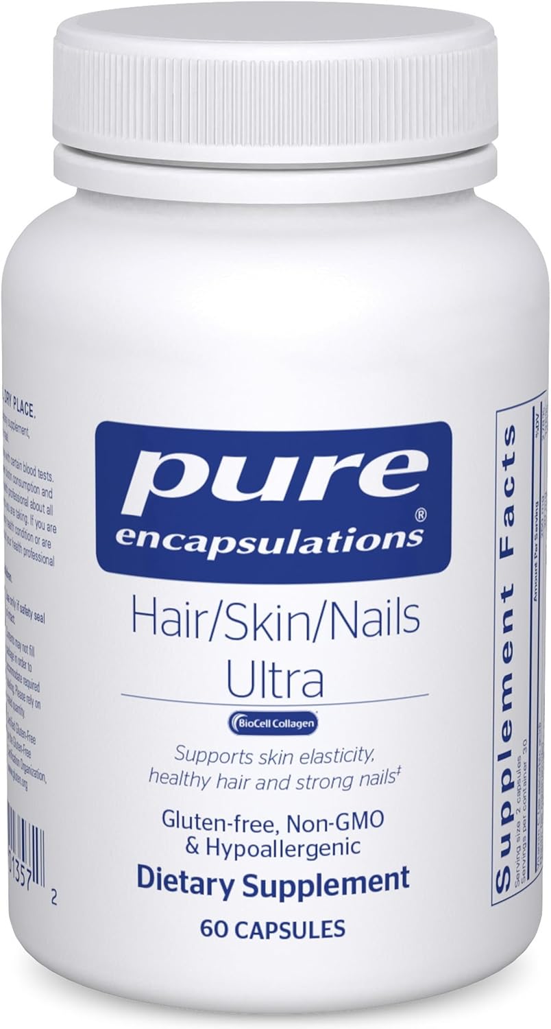Suplemento avanzado para cabello, piel y uñas Pure Encapsulations 60 cápsulas