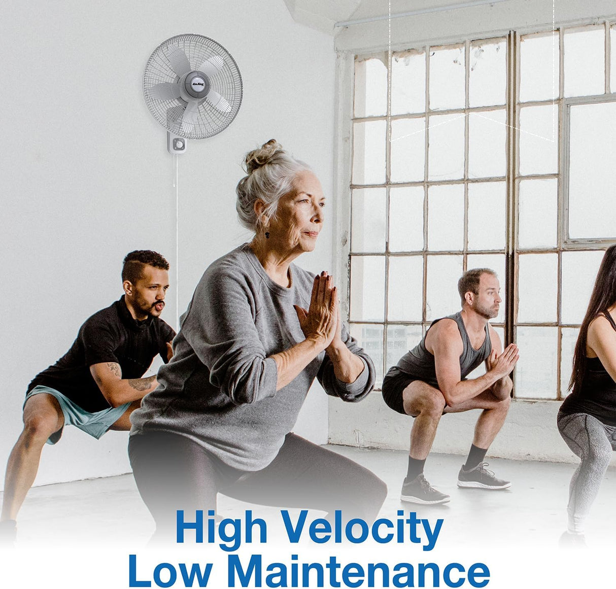 Ventilador de Pared Oscilante 18 Air King 9018 Grado Comercial