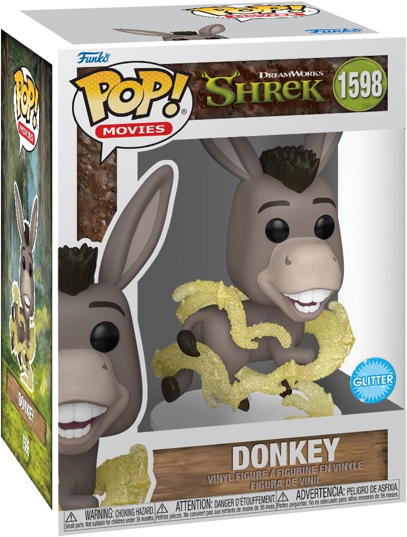 Funko Pop! Shrek 30 Aniversario: Donkey con Brillo