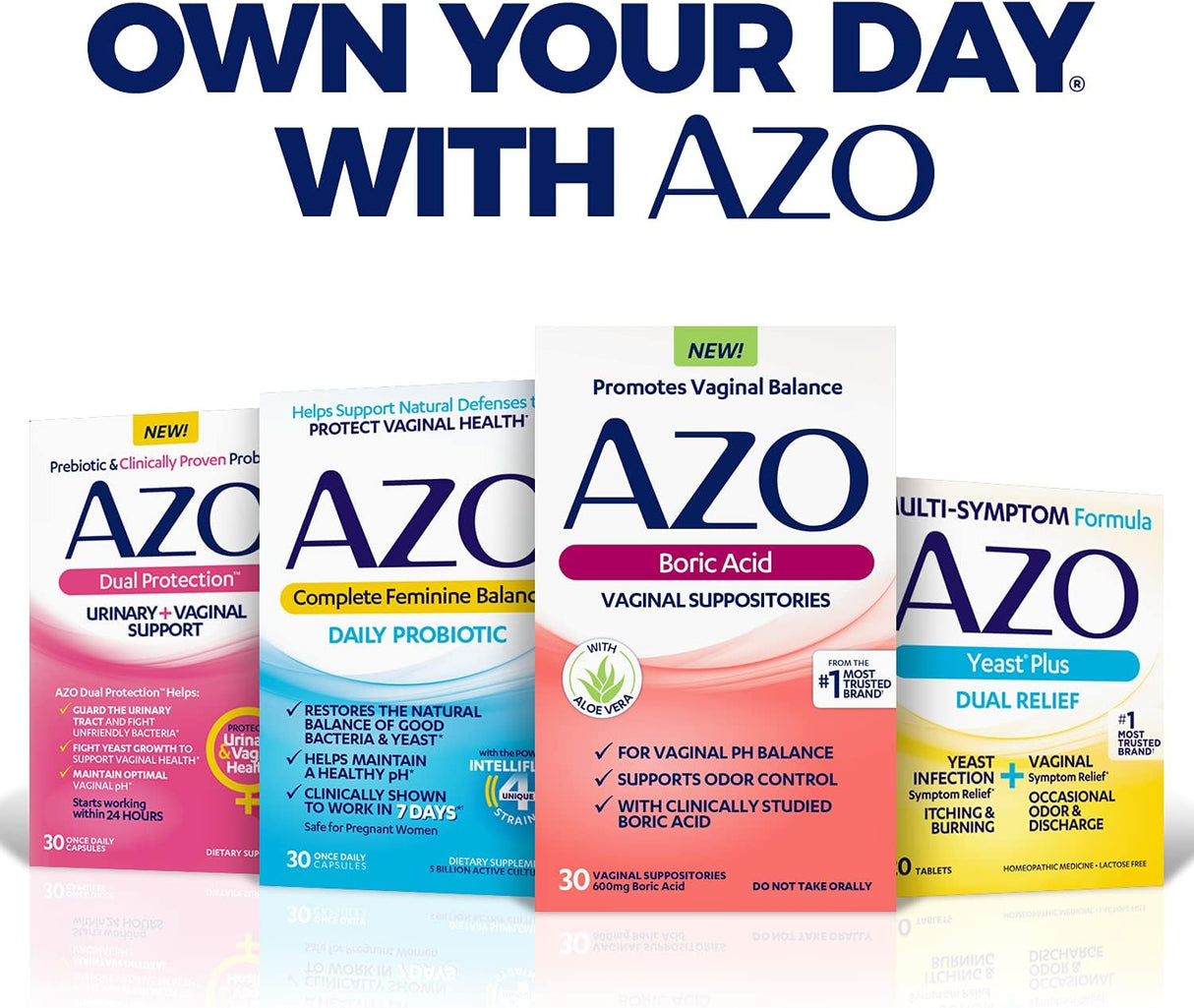 Suplementos Alimenticios Supositorios vaginales ácido bórico