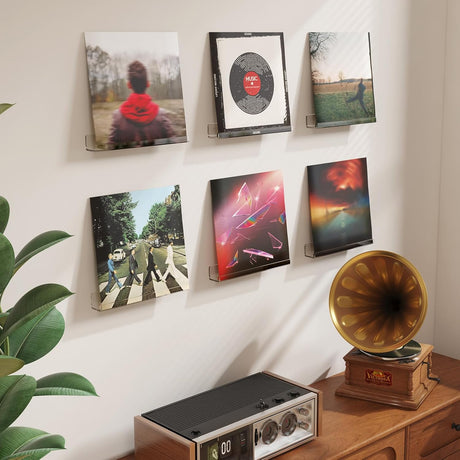 Estanterías Flotantes Lifewit para Vinilos, 6 Pcs, 12