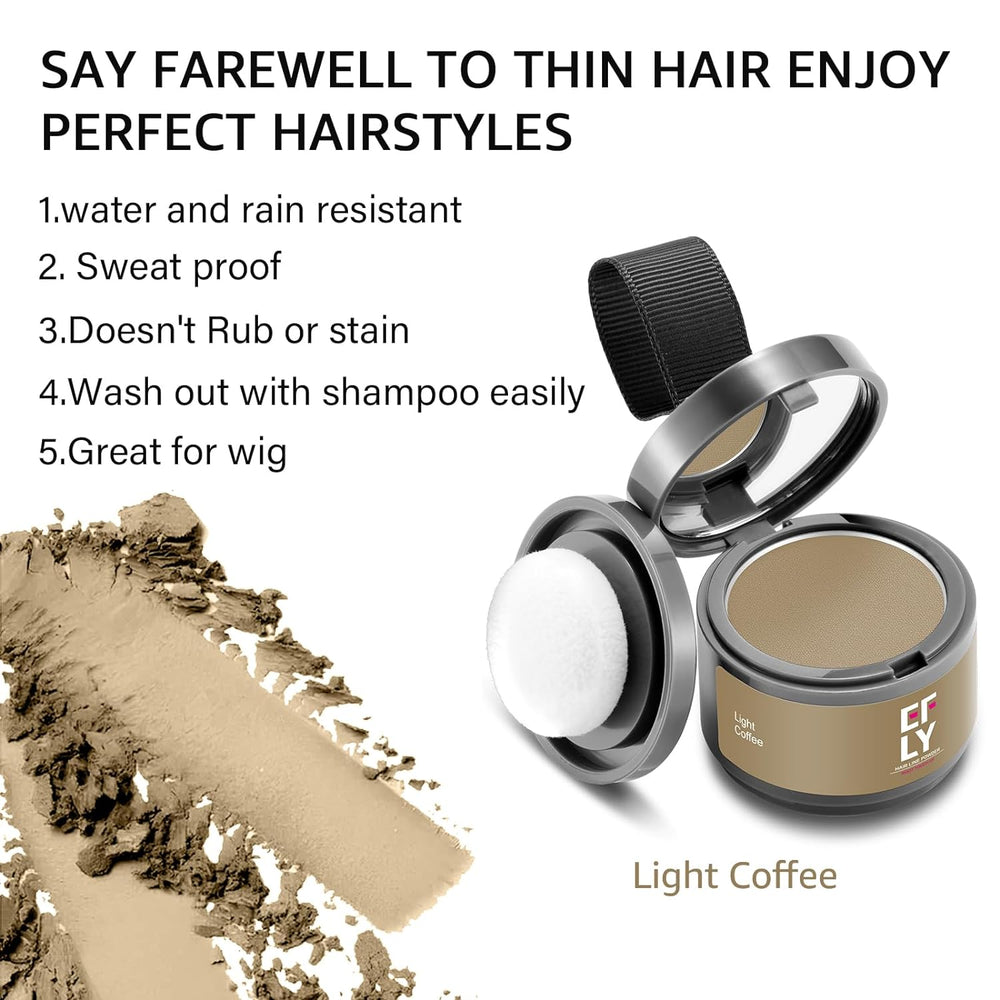 Polvo Retoca Raíces y Cubre Canas para Cabello y Cejas