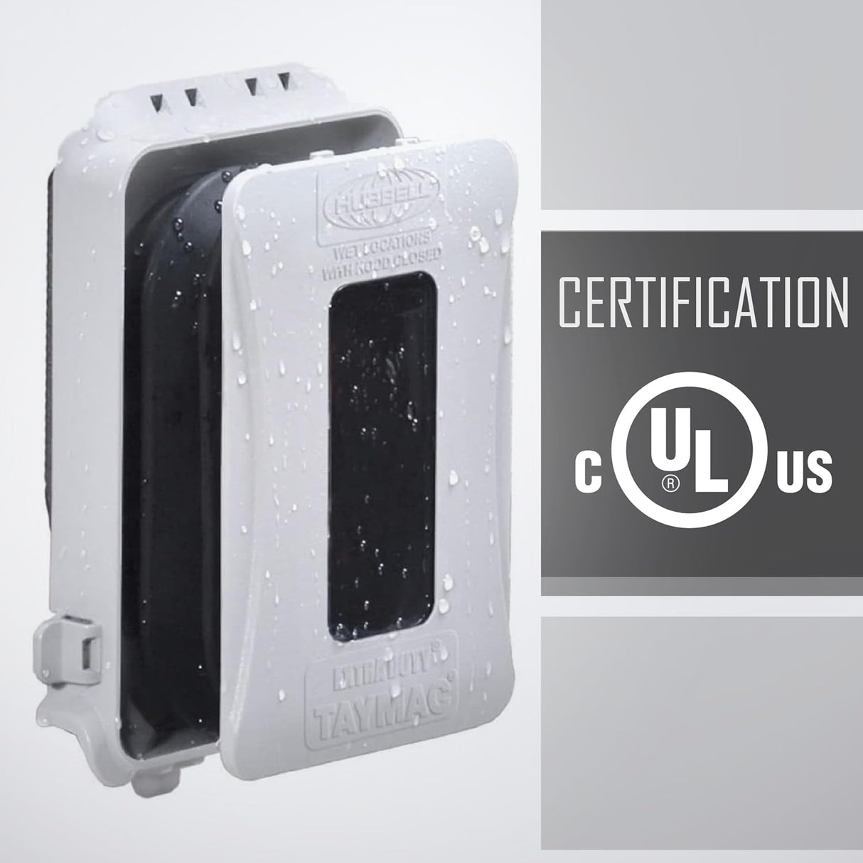 Protector de toma horizontal y vertical ML500W TayMac