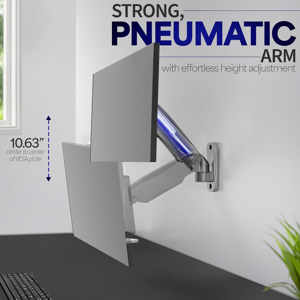 Soporte de Pared Ajustable VIVO, Articulado, 17-27, MOUNT-V001A