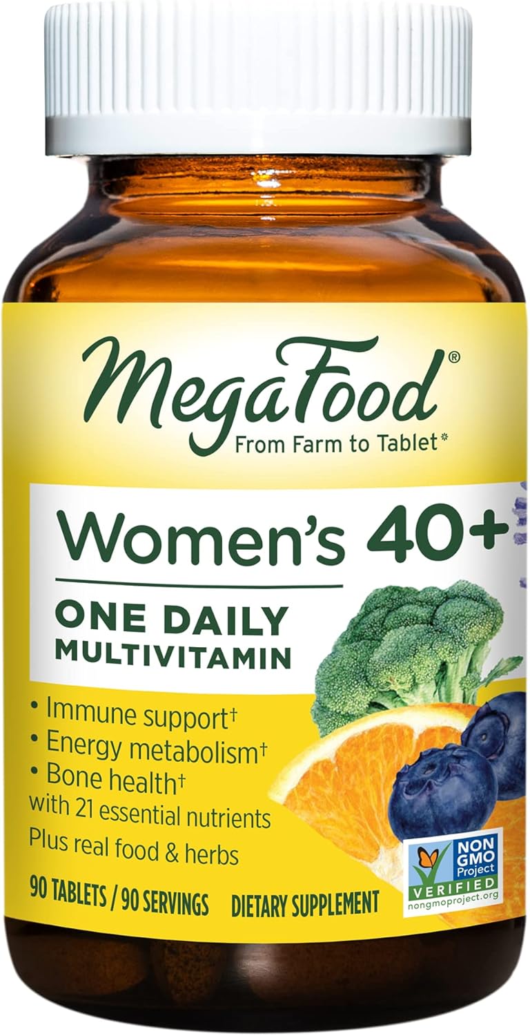 Suplemento MegaFood Mujer 40+ One Daily mineral biotina
