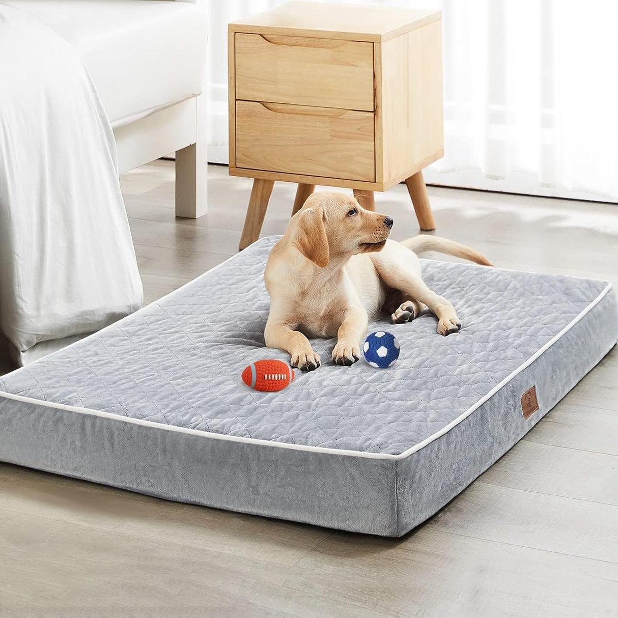 Cama Ortópedica para Perros Grandes WNPETHOME, Impermeable XL